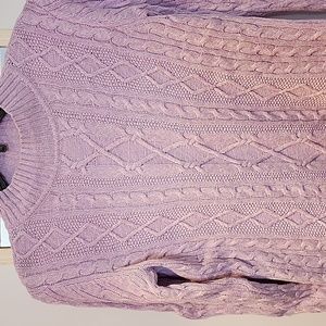 Croft & Barrow petite women's sweater lilac color